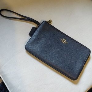 Coach Double Zip Wristlet
